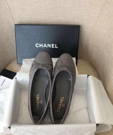 Alternative view of Chanel Ballet Flats Dark Grey For Women