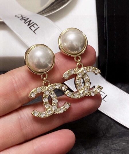 Alternative view of Chanel CC Earrings Gold For Women