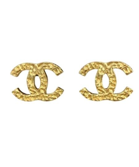 Chanel CC Earrings Gold For Women