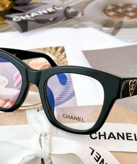 Chanel Cat Eye Frame Sunglasses Black For Women
