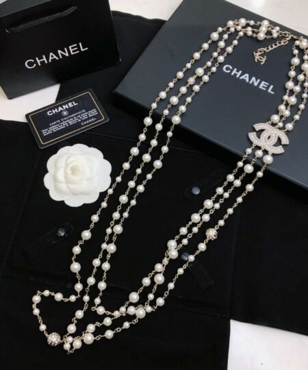 Chanel Chain Necklace Gold For Women