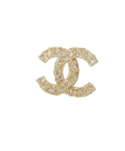 Chanel Diamond Earrings Gold For Women