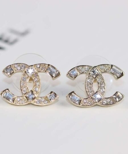 Alternative view of Chanel Double C Earrings Gold For Women
