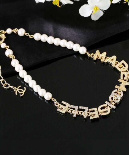 Alternative view of Chanel Double C Necklace Gold For Women