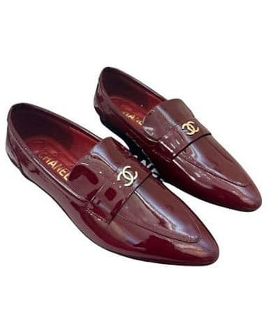 Chanel Goddess Loafers Burgundy For Women