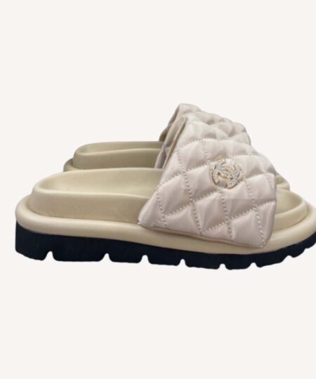 Chanel Mules Beige For Women