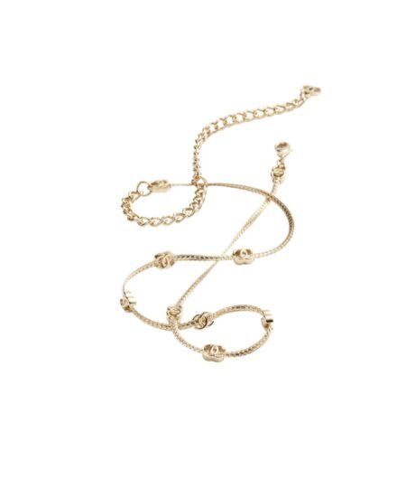 Chanel Necklace Gold For Women ABE254 B18058 NZS80