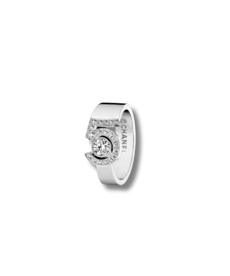 Chanel Eternal N°5 Ring White Gold For Women J12002