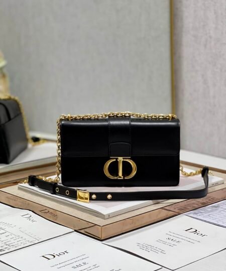 Alternative view of Christian Dior 30 Montaigne East West Bag With Chain Black For Women 8.5in/21.5cm