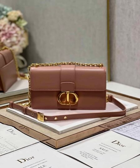 Christian Dior 30 Montaigne East West Bag With Chain Pink For Women 8.5in/21.5cm