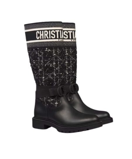 Christian Dior D-Major Boot Black For Women- KCI981CWY_S17X