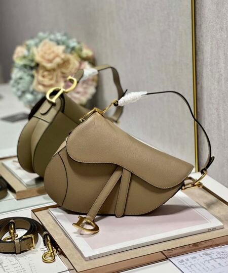 Alternative view of Christian Dior Saddle Bag With Strap Brown For Women 10in/25.5cm