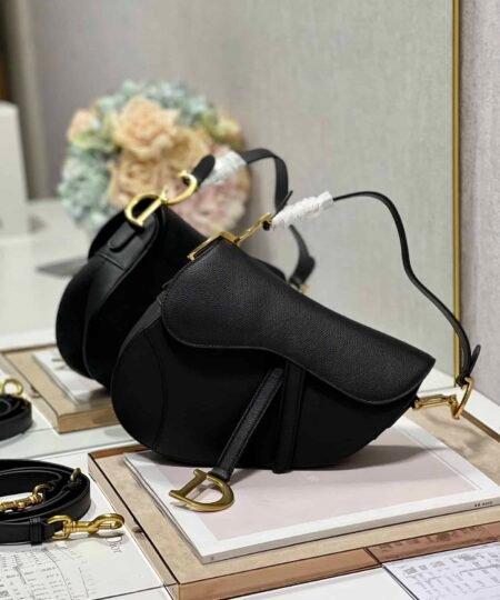 Alternative view of Christian Dior Saddle Bag With Strap Black/White/Green/Light Blue/Brown For Women 10in/25.5cm M0455CBAA_M900