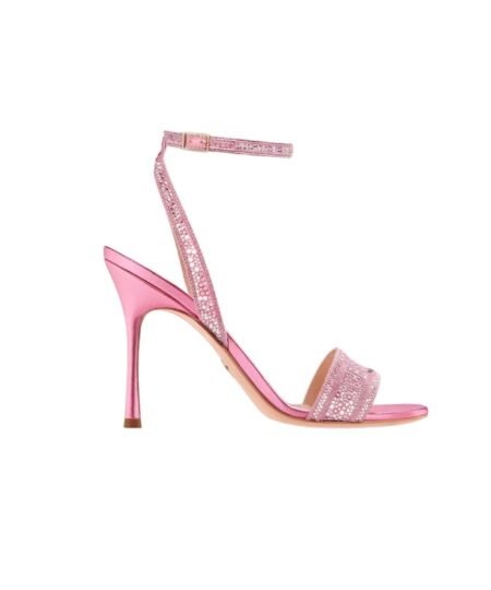 Dior Dway Heeled Sandal Pink For Women KCQ707LCS_S92K