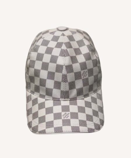 Louis Vuitton Damier Azur Cap White For Men
