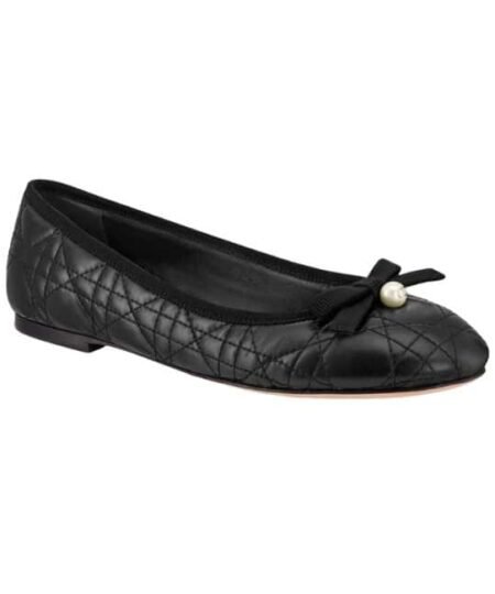 Christian Dior Ballet Flat Black For Women- KDB877CQC_S900