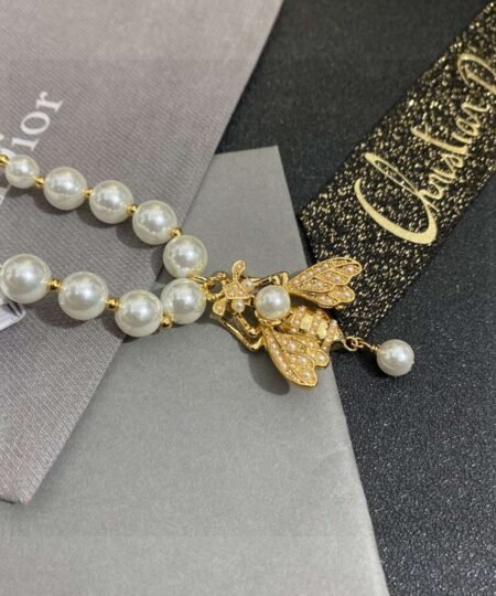 Alternative view of Dior Bee Necklace White For Women