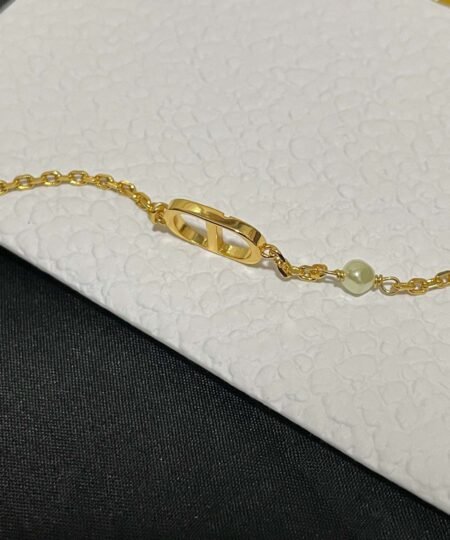 Alternative view of Dior Big Pearl Necklace Gold For Women