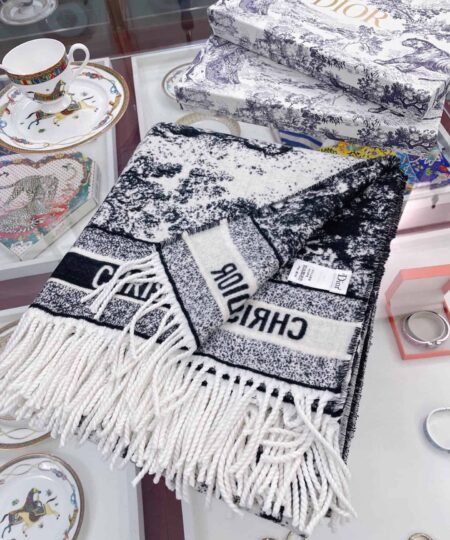 Alternative view of Dior Large Square Scarf White For Women
