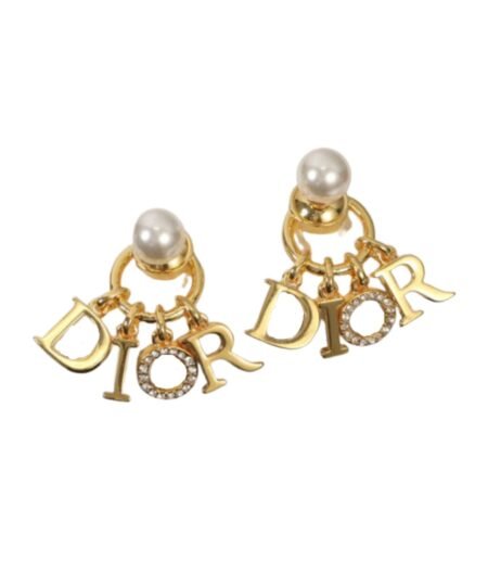 Dior Tribales Earrings Gold For Women