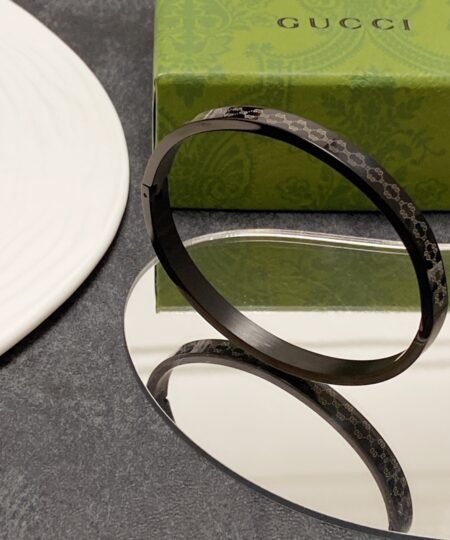 Alternative view of Gucci Double G Bracelet Black For Women