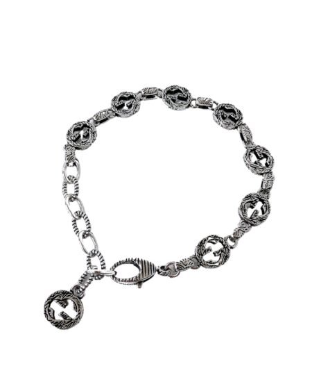 Gucci Double G Bracelet Silver For Women