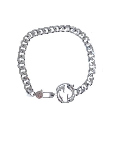 Gucci Double G Flat Bracelet Silver For Women