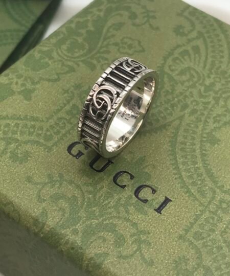 Gucci Double G Ring Silver For Women