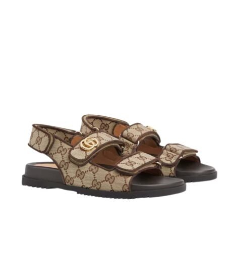 Gucci Double G Sandal Beige For Women 771575 G1730 9755