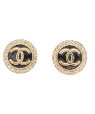 Chanel Drop Oil Earrings Gold For Women