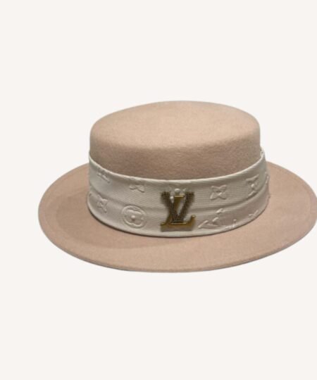Louis Vuitton Fedora Hat Beige For Women