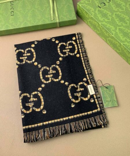 Alternative view of Gucci GG Style Scarf Dark Green 200cm/79in For Women