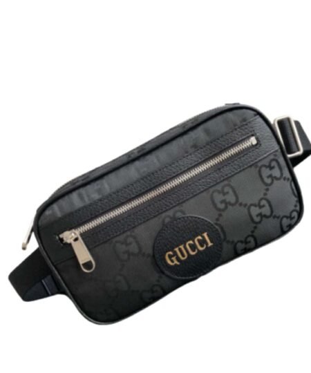 Gucci Gucci Off The Grid Belt Bag Black GG ECONYL® For Men 9.5in/24cm GG 631341 H9HBN 1000