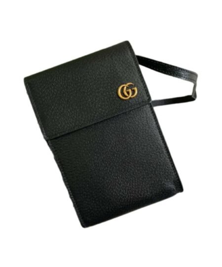 Gucci Mini Bag With Double G Black For Men 7.1in/18cm GG