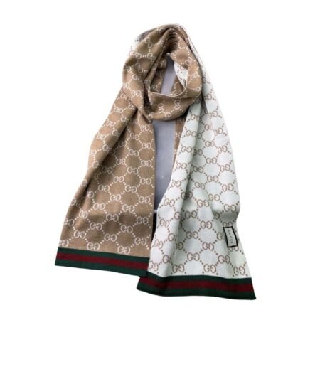 Gucci Monogram Original Scarf Beige 180cm/71in For Women