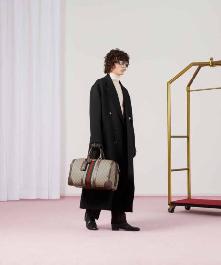 Alternative view of Gucci Savoy Medium Duffle Bag Beige For Men 17.3 In/ 44 Cm 724642 9C2ST 8746