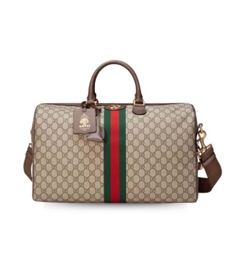 Gucci Savoy Medium Duffle Bag Beige For Men 17.3 In/ 44 Cm 547953 9C2ST 8746