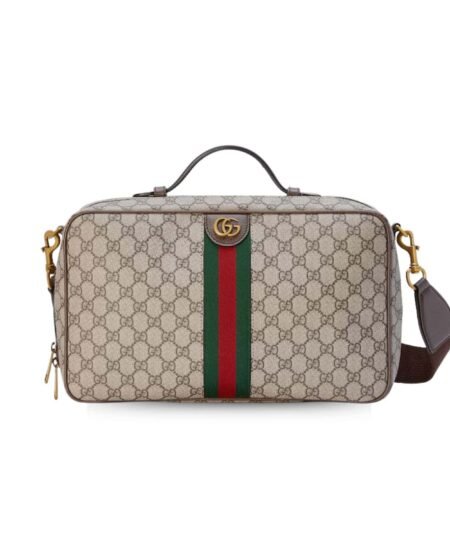 Gucci Savoy Shoe Case Beige For Men 10.2 in/ 26 cm 752587 9C2ST 8746