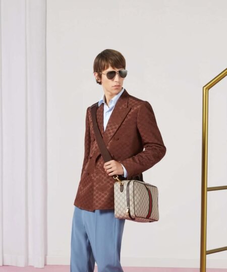 Alternative view of Gucci Savoy Shoe Case Beige For Men 10.2 in/ 26 cm 752587 9C2ST 8746