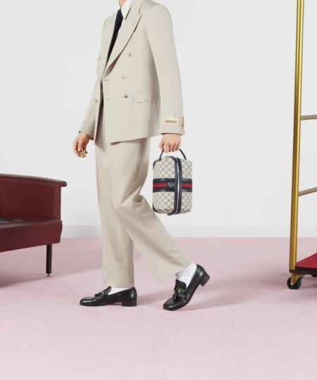 Alternative view of Gucci Savoy Toiletry Case Beige For Men 10.2 in/ 26 cm 739391 96IWN 4076