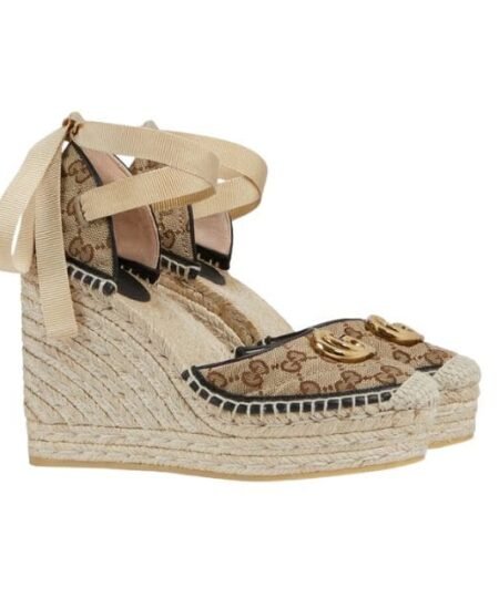 Gucci Women GG Matelasse Platform Espadrille - 621240 HVK60 9764
