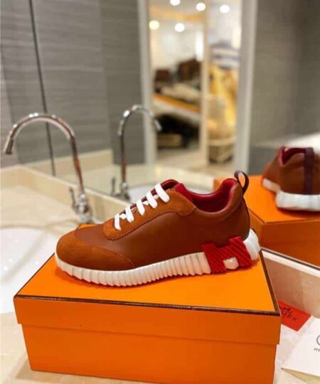 Alternative view of Hermes Bouncing Sneaker Brown For Women