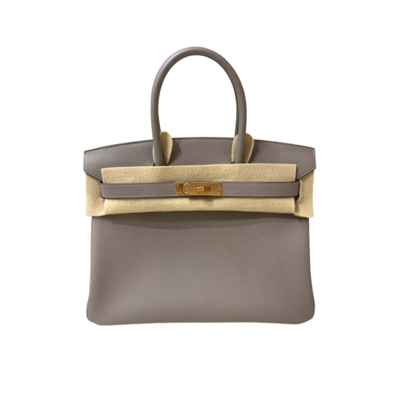 Hermes Birkin 30 Beton Togo Grey For Women 30cm / 11.8in