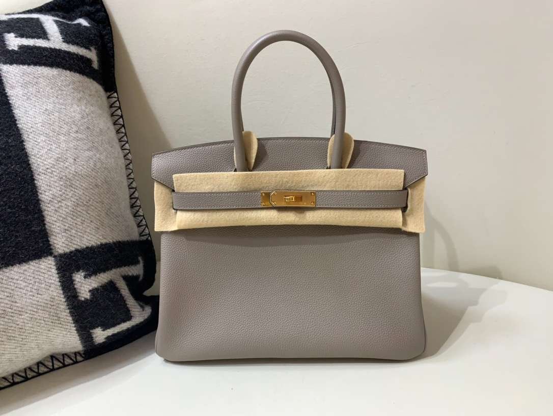 Hermes Birkin 30 Beton Togo Grey For Women 30cm / 11.8in - Image 2