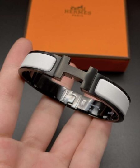 Alternative view of Hermes Clic Hh Bracelet White For Women