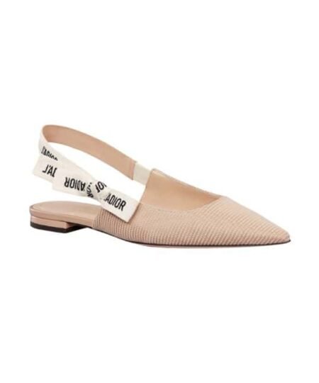 Christian Dior J'Adior Slingback Flat Nude For Women- KCB384TFL_S21U