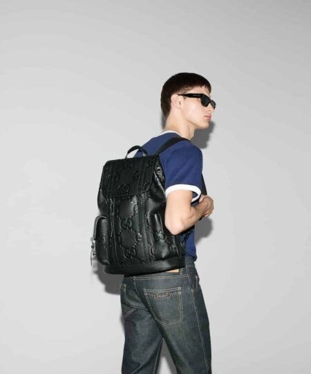 Alternative view of Gucci Jumbo GG Large Duffle Bag Black For Men 13.4 In/ 34 Cm 625770 AABZF 1000