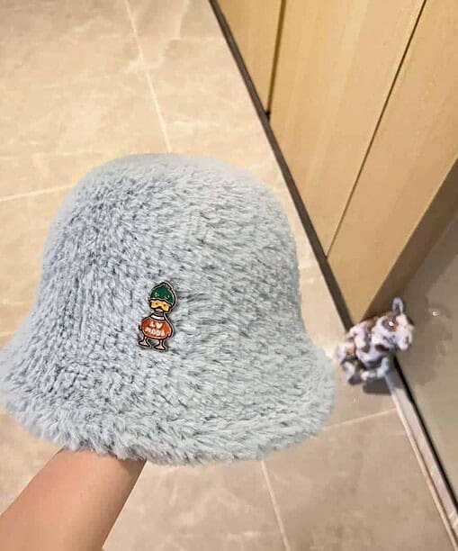 Louis Vuitton Duck Beanie LV Light Blue For Women
