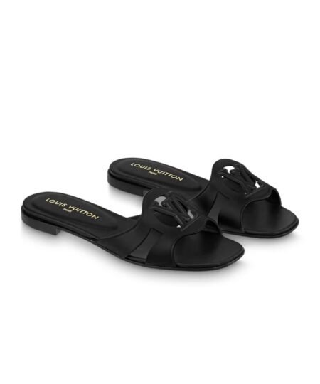 Louis Vuitton Isola Flat Mule Black For Women 1ABOZX
