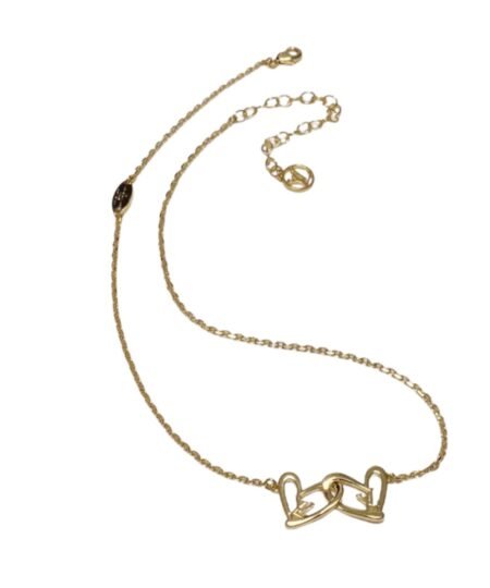 Louis Vuitton LV Letter Necklace Gold For Women